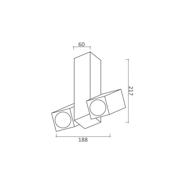 AFS101-2C-pdfCormel FORMA Plafonska lampa AFS101-2C WH - Slika 2