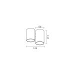 Plafonska lampa AFS102-1C WH - Slika 2