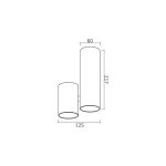 Plafonska lampa AFS103-1C WH - Slika 2