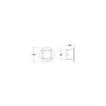 Ugradna LED Lampa LETI 100 ROUND EL BK - Slika 2