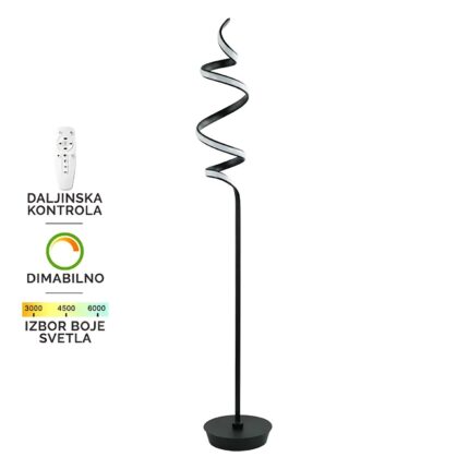 LED podna lampa F2027-48F BK-Cormel-FORMA