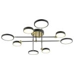 LED plafonska lampa F2036-60C BK+SG-Cormel-FORMA