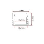Aluminijumski LED profil nadgradni 07-Cormel-FORMA