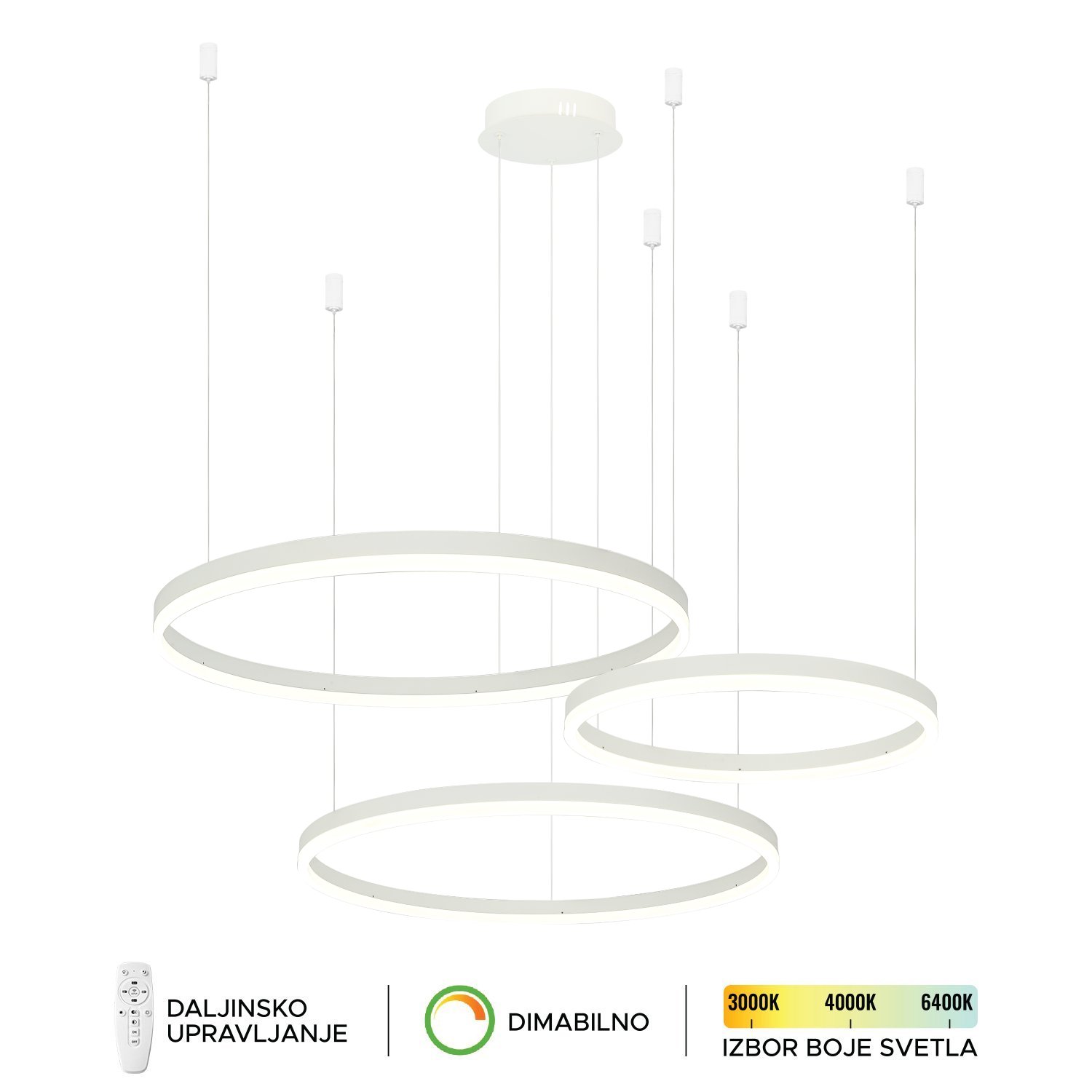 LED viseća lampa F2047-130C WH-Cormel-FORMA LED viseća lampa F2047-130C WH-Cormel-FORMA