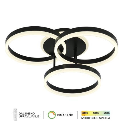 LED plafonska lampa F2047-82C BK-Cormel-FORMA