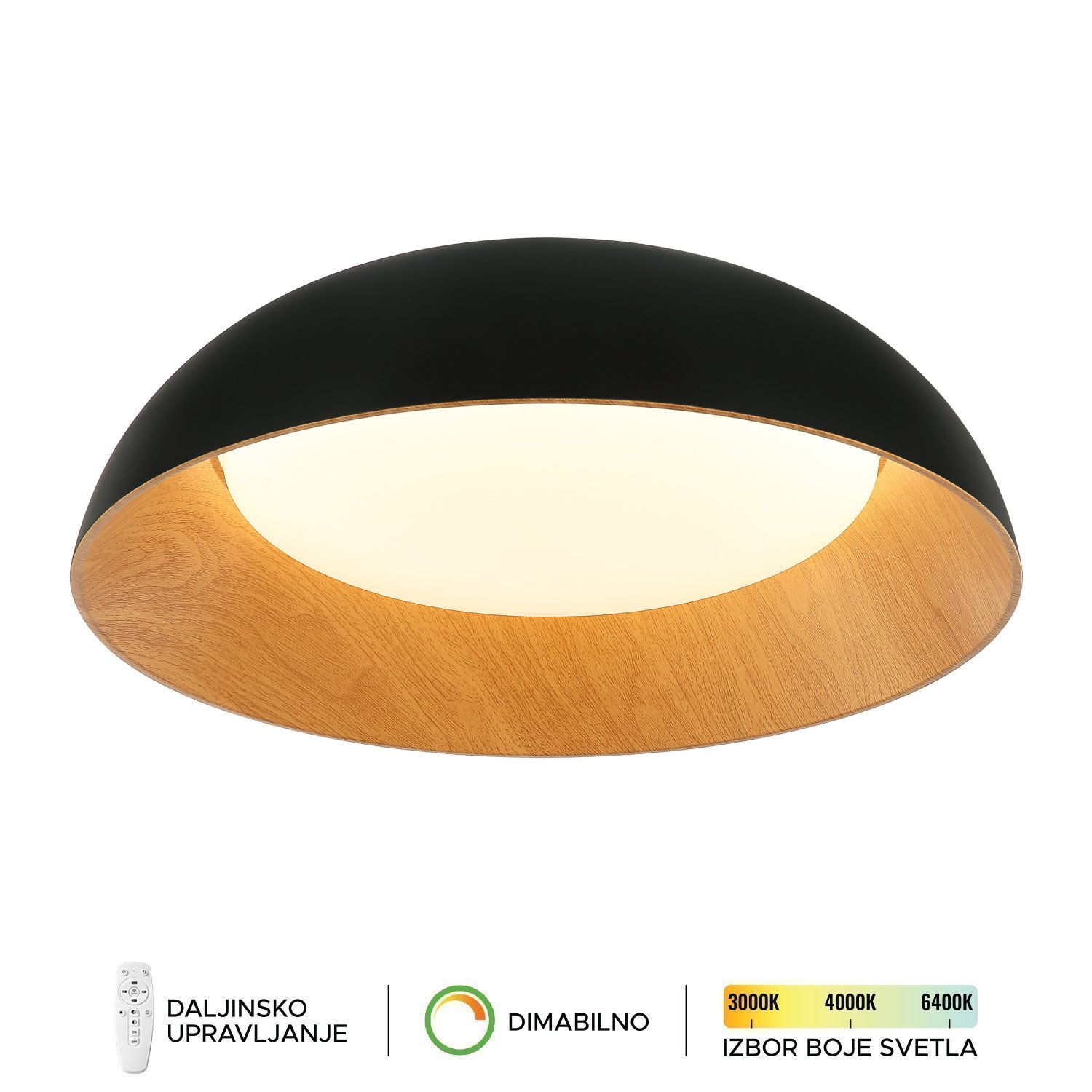 LED plafonska lampa FK2005-66C BK-Cormel-FORMA LED plafonska lampa FK2005-66C BK-Cormel-FORMA