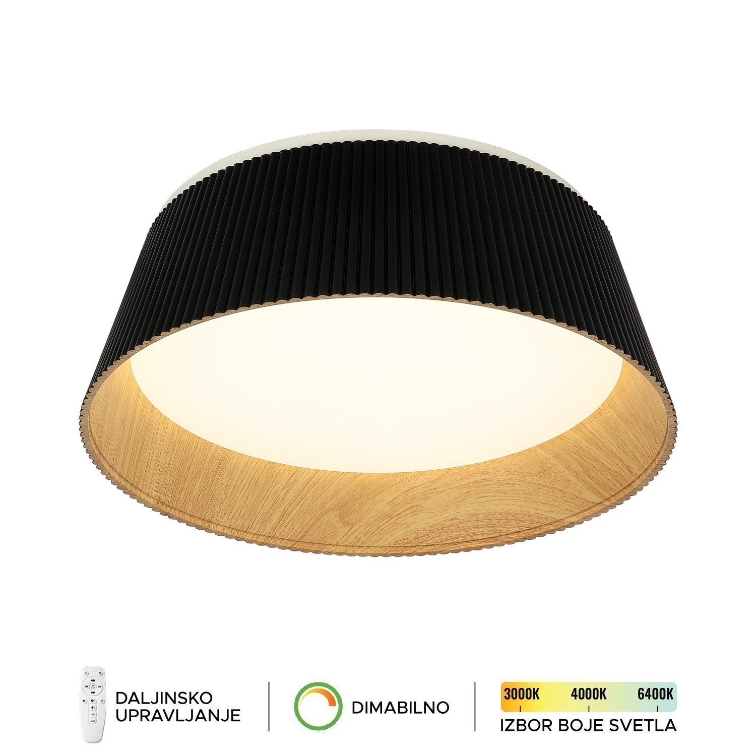 LED plafonska lampa FK2003-62C BK-Cormel-FORMA LED plafonska lampa FK2003-62C BK-Cormel-FORMA