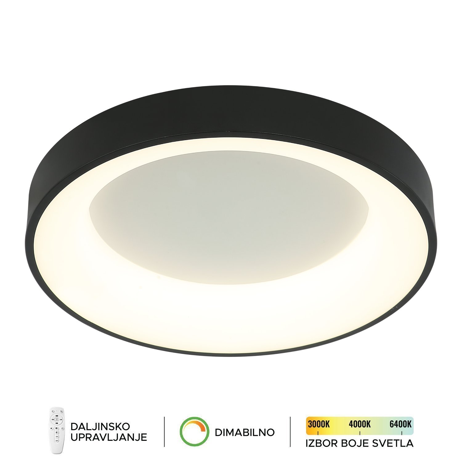 LED plafonska lampa F2049-66C BK-Cormel-FORMA LED plafonska lampa F2049-66C BK-Cormel-FORMA