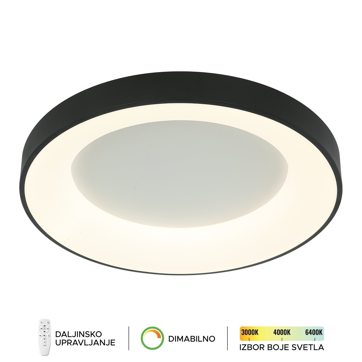 LED plafonska lampa F2049-86C BK-Cormel-FORMA LED plafonska lampa F2049-86C BK-Cormel-FORMA