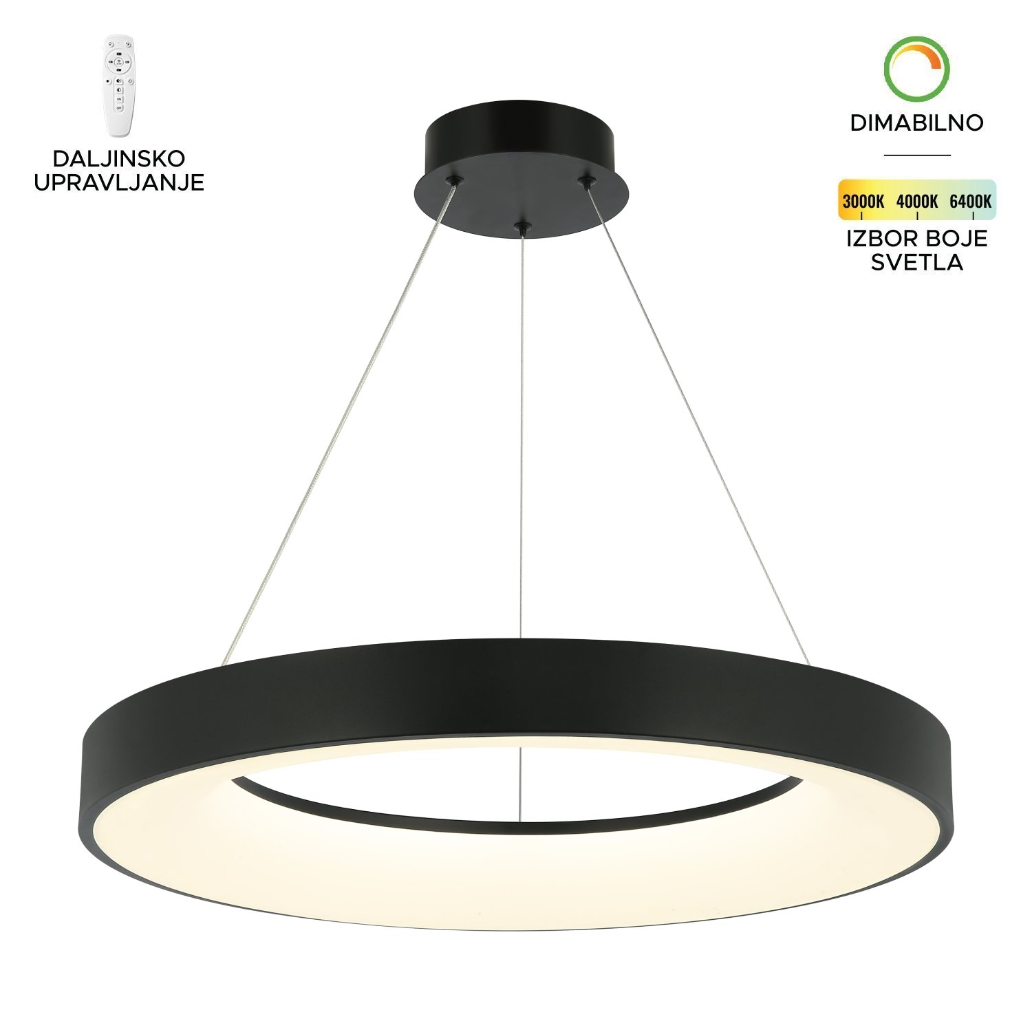 LED visilica F2049-86V BK-Cormel-FORMA LED visilica F2049-86V BK-Cormel-FORMA