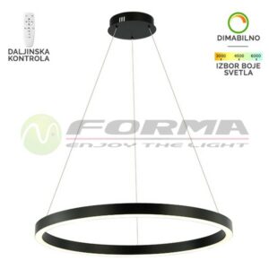 LED Visilica-F2048-56V BK-Cormel-FORMA