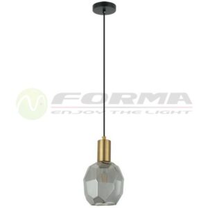 Viseća lampa-F7039-1V-BK+SM-Cormel-FORMA