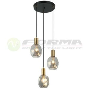 Viseća lampa-F7039-13V BK+SM-Cormel-FORMA