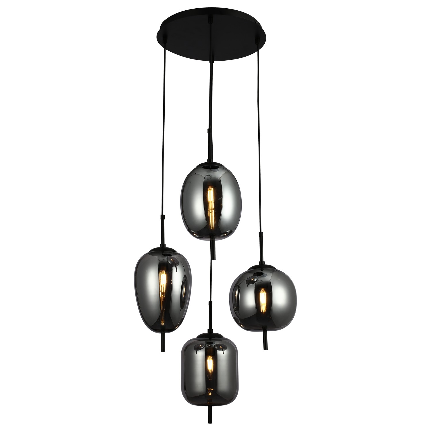 Luster F4014-4L BK+SM-Cormel-FORMA Luster F4014-4L BK+SM-Cormel-FORMA