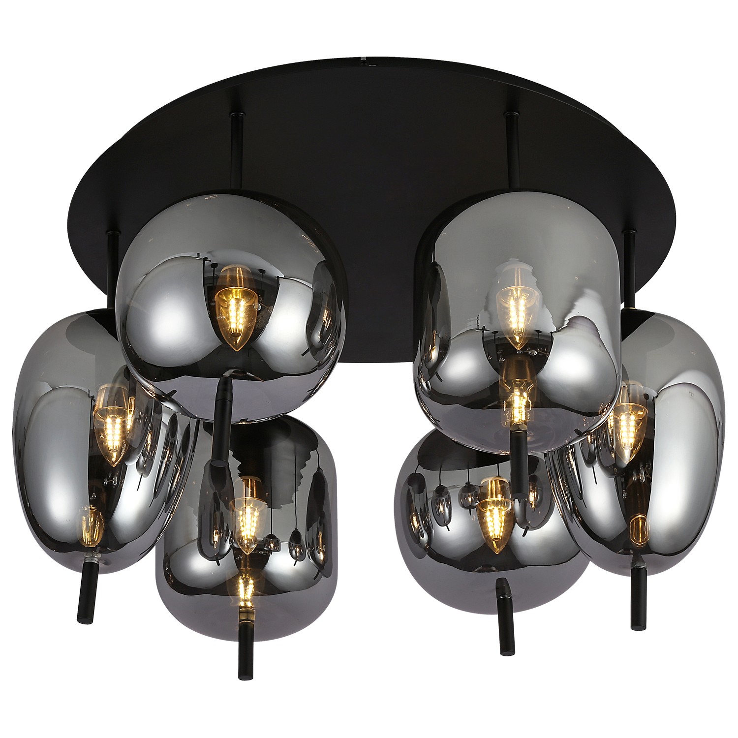 Plafonska lampa F4014-6C BK+SM - Cormel-FORMA Plafonska lampa F4014-6C BK+SM - Cormel-FORMA