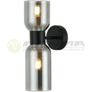 Zidna lampa-F7043-2Z BK+SM-Cormel-FORMA