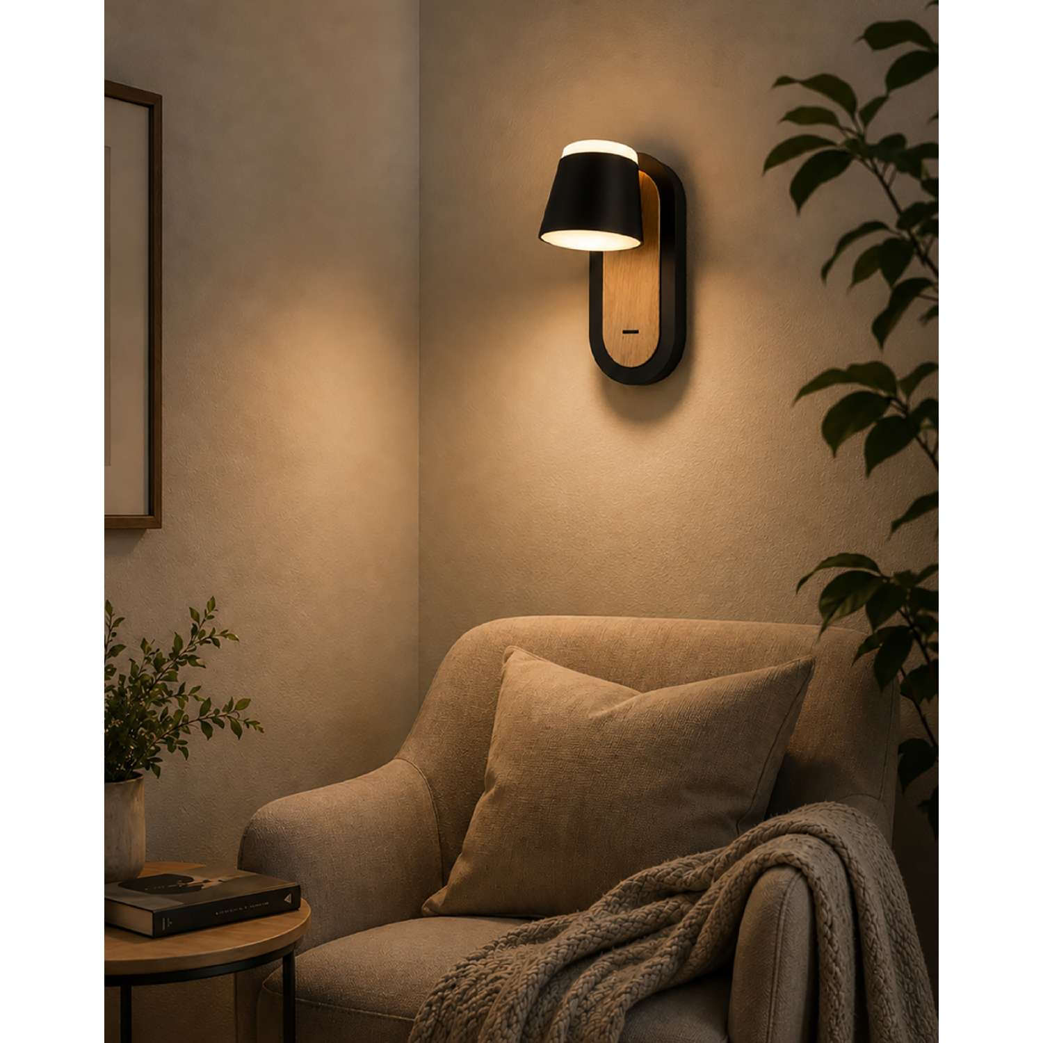 LED zidna lampa F2077-8Z BK+WD-Cormel-FORMA LED zidna lampa F2077-8Z BK+WD-Cormel-FORMA