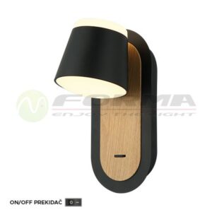 LED zidna lampa F2077-8Z BK-Cormel-FORMA