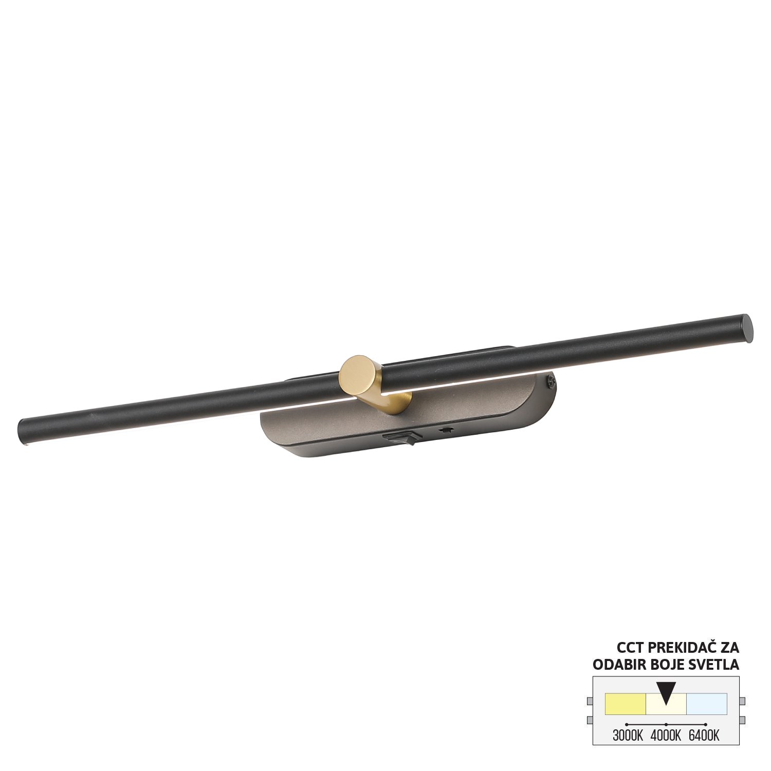 LED zidna lampa LZ009-8 BK+SG-Cormel-FORMA LED zidna lampa LZ009-8 BK+SG-Cormel-FORMA