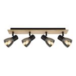 Spot lampa FE406-4 BK+WD - Cormel-FORMA