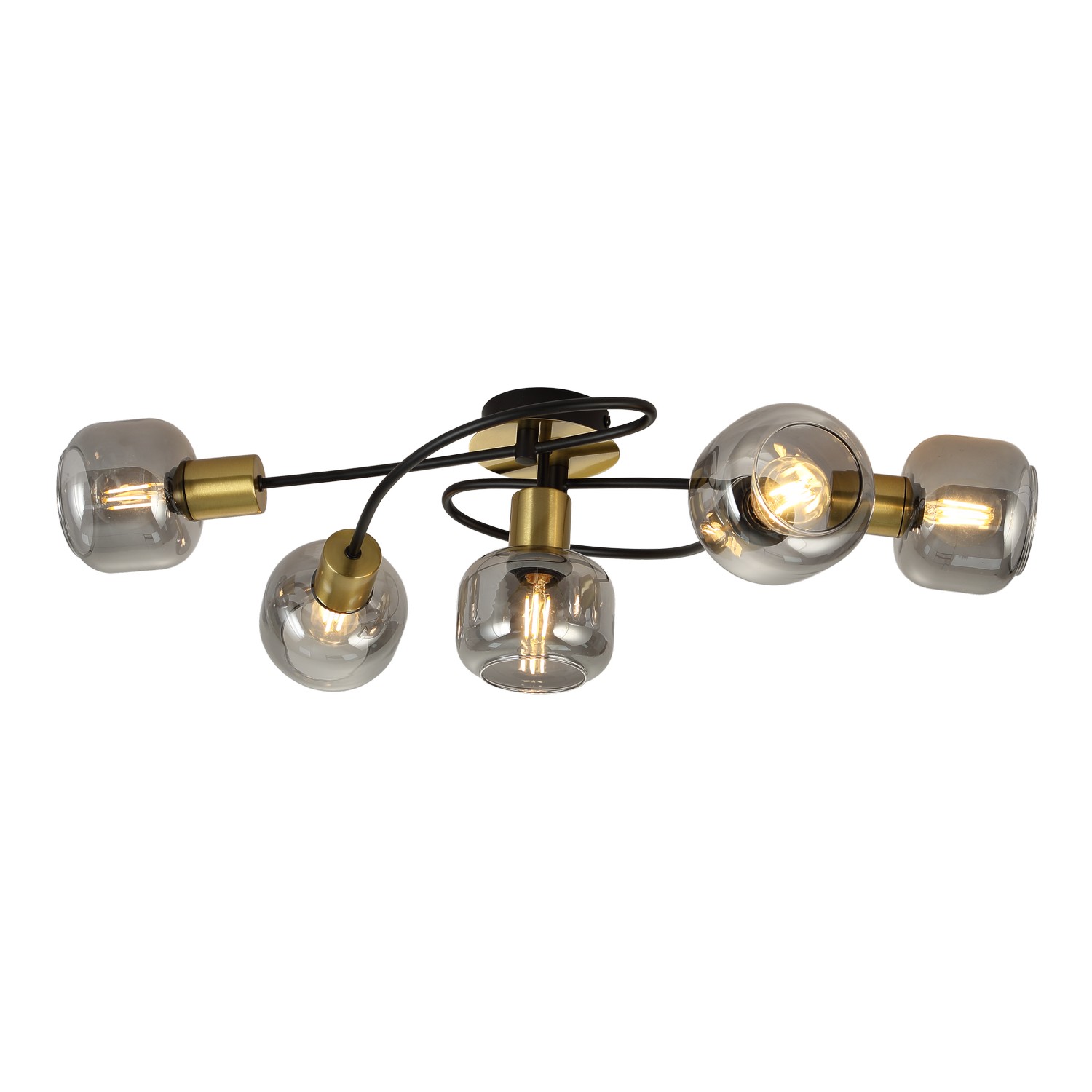 Plafonska lampa FE408-5 BK+SG - Cormel-FORMA Plafonska lampa FE408-5 BK+SG - Cormel-FORMA