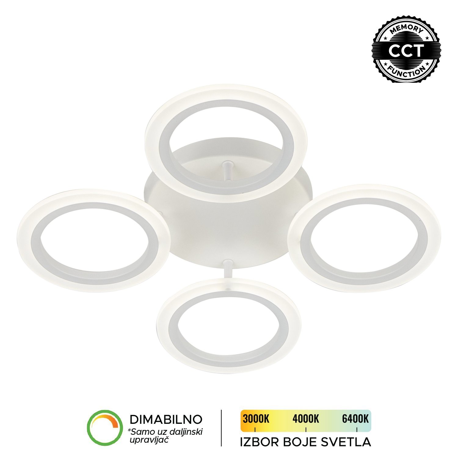 LED plafonska lampa F2083-40C WH-Cormel-FORMA LED plafonska lampa F2083-40C WH-Cormel-FORMA