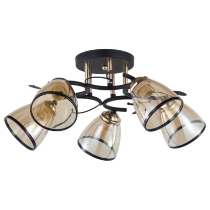 Plafonska lampa MD2740-5 BK+GD