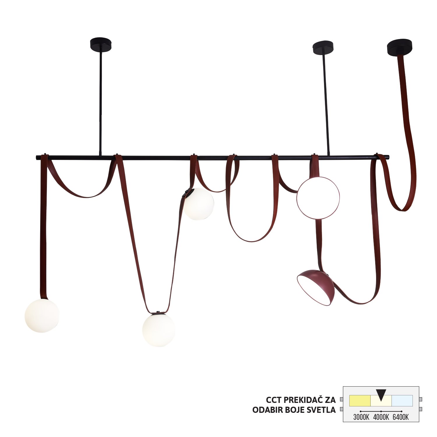 LED viseća lampa FK2100-20V BK/BR-Cormel-FORMA LED viseća lampa FK2100-20V BK/BR-Cormel-FORMA