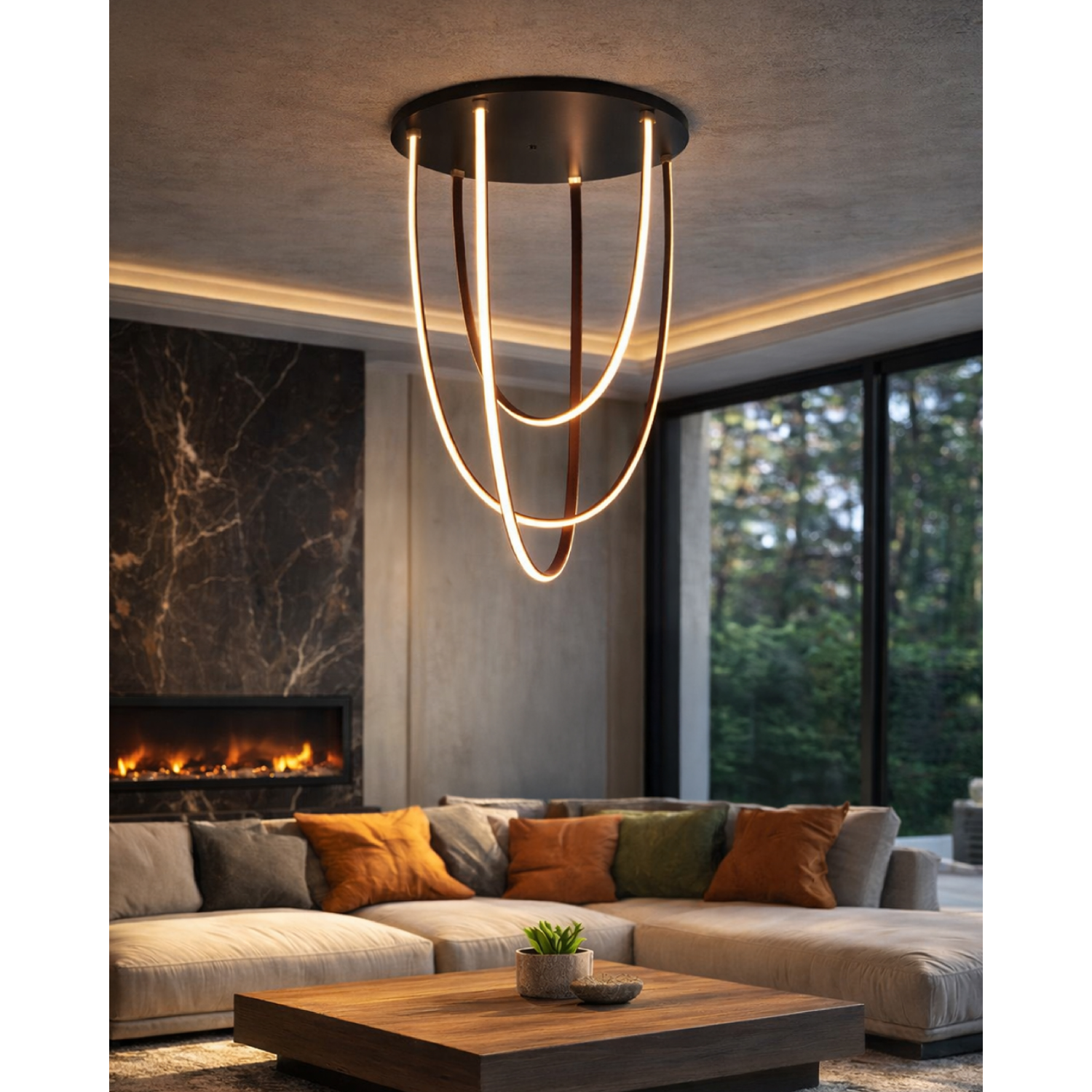 LED plafonska lampa FK2024-52C BR-Cormel-FORMA LED plafonska lampa FK2024-52C BR-Cormel-FORMA