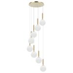 Luster F7046-8LS SG+WH-Cormel-FORMA