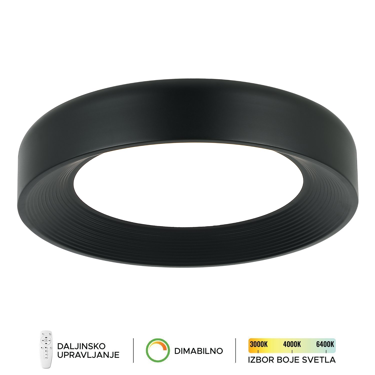 LED plafonska lampa F2096-67C BK-Cormel-FORMA LED plafonska lampa F2096-67C BK-Cormel-FORMA