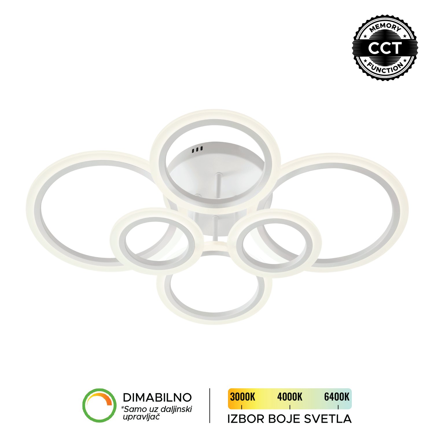 LED plafonska lampa F2083-64C WH-Cormel-FORMA LED plafonska lampa F2083-64C WH-Cormel-FORMA