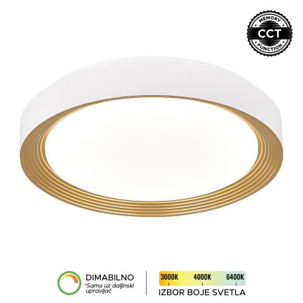 LED plafonjera LP-405-54R WH+SG-Cormel-FORMA