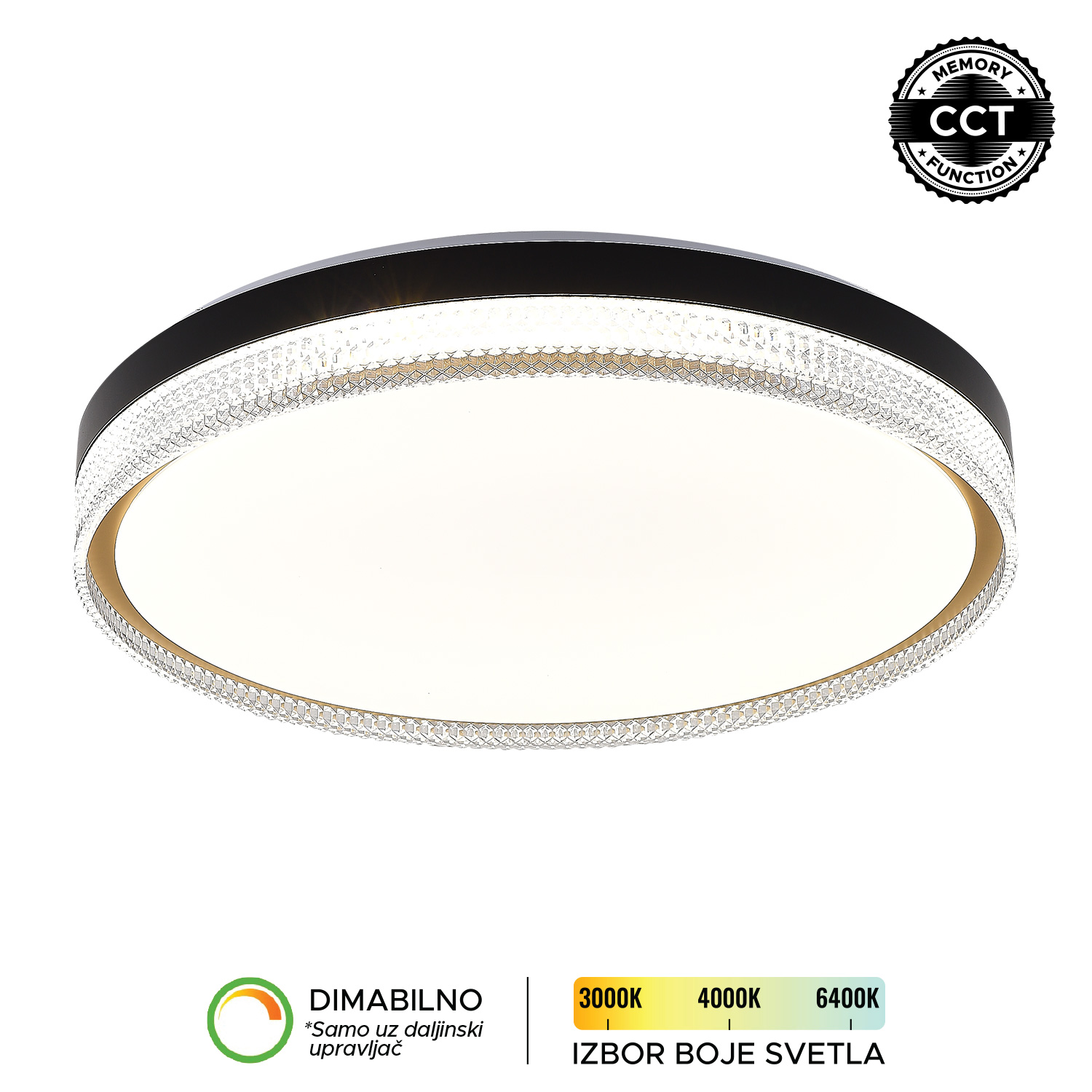 LED plafonjera LP-415-70R BK+SG-Cormel-FORMA LED plafonjera LP-415-70R BK+SG-Cormel-FORMA