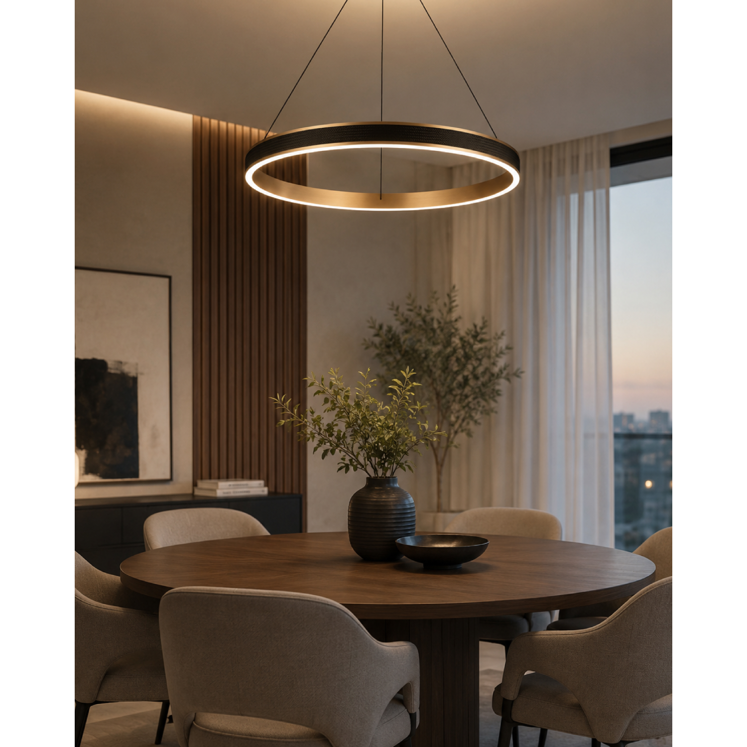 LED viseća lampa F2088-71V BK+RG CCT-Cormel-FORMA LED viseća lampa F2088-71V BK+RG CCT-Cormel-FORMA