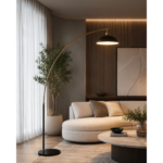 Podna lampa F7135-1F BK+SG-Cormel-FORMA