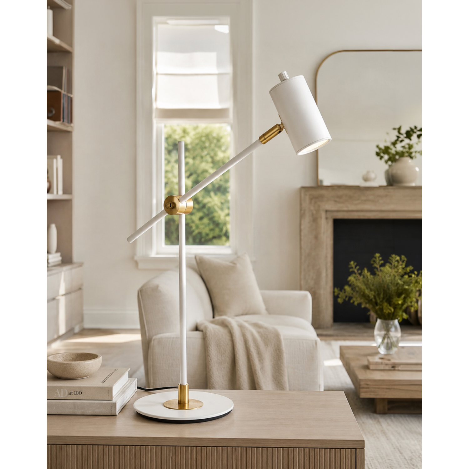 Stona lampa F7137-1T WH+SG-Cormel-FORMA Stona lampa F7137-1T WH+SG-Cormel-FORMA
