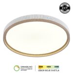 LED plafonjera LP-427-70R WH+GD-Cormel-FORMA