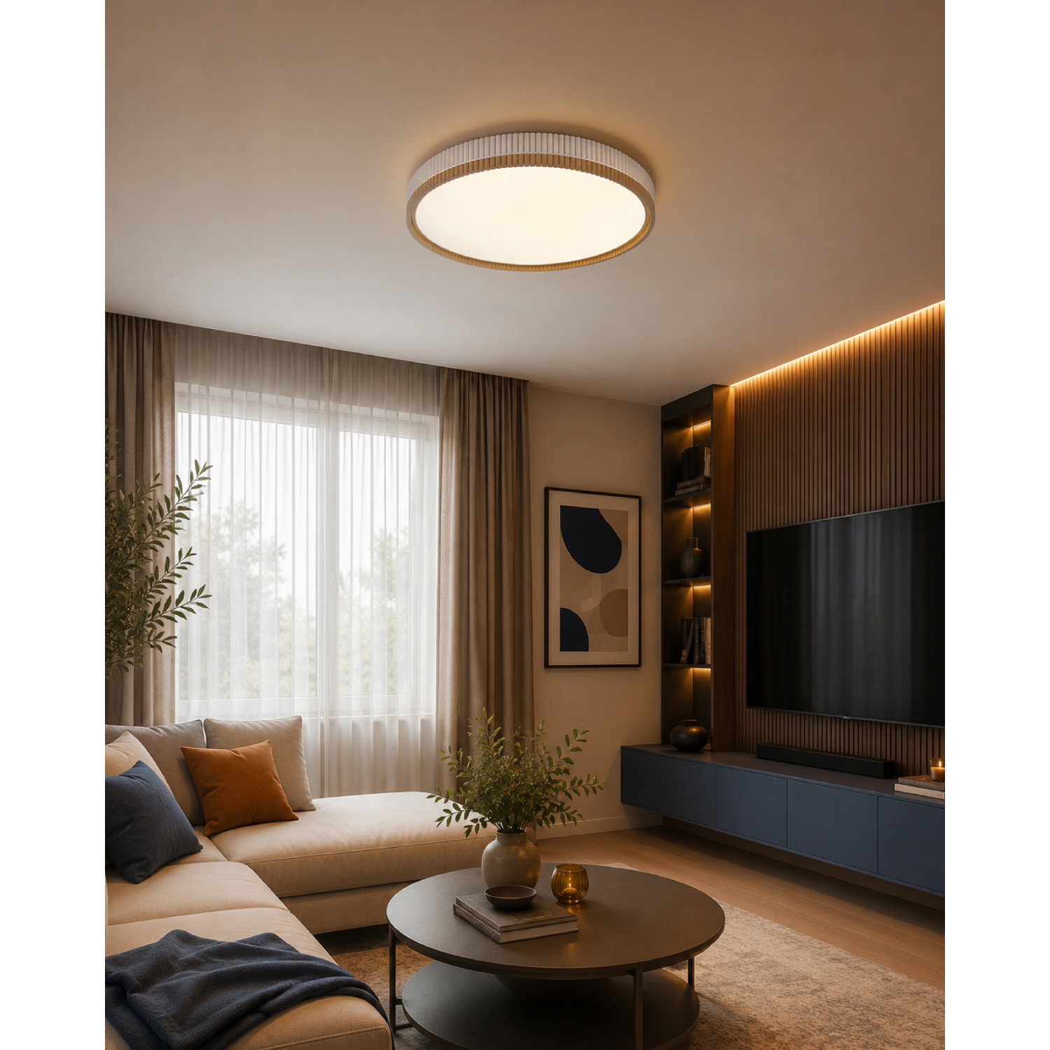 LED plafonjera LP-427-70R WH+GD-Cormel-FORMA LED plafonjera LP-427-70R WH+GD-Cormel-FORMA