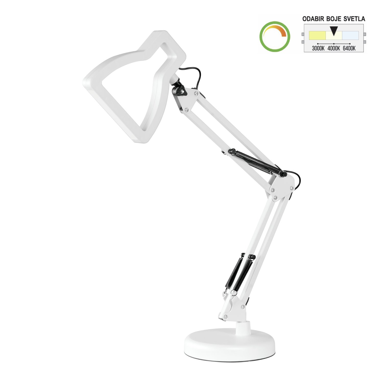 LED stona lampa FD2014-7T WH CCT