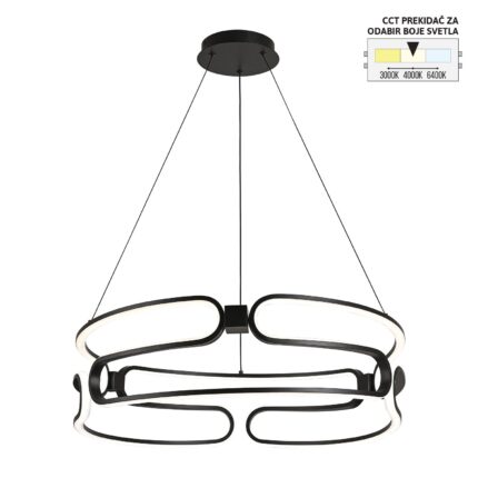 LED viseća lampa F2108-60V BK CCT-Cormel-FORMA
