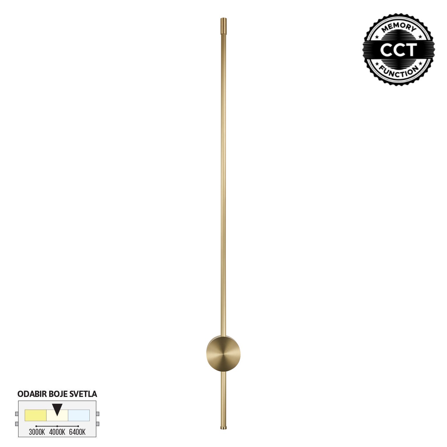 LED zidna lampa F2611-118Z SG CCT-Cormel-FORMA